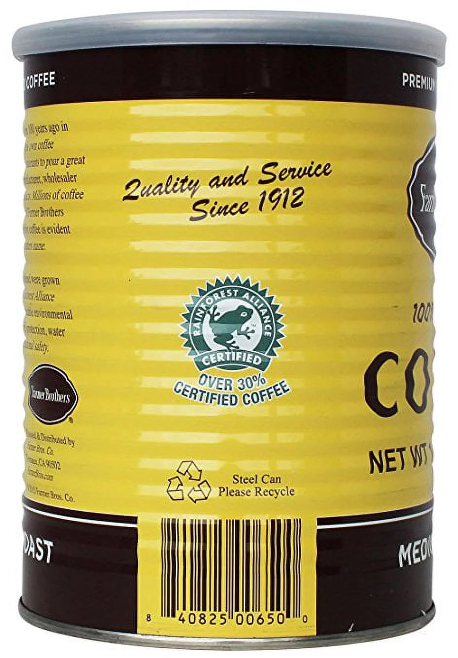 Medium Roast 100% Arabica Ground Coffee, 14 Oz (Pack of 2) A529