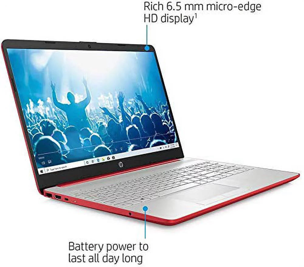 15.6" HD Display Intel Quad-Core Pentium Silver N5000 8GB RAM 128GB SSD Scarlet Red Laptop P782