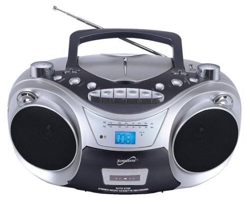 CD Boombox with MP3 and Cassette Player V1552