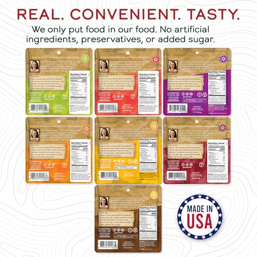 Variety 7-pack Freeze Dried Meals D445
