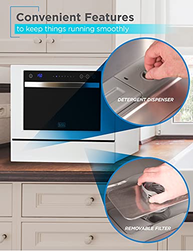Compact Countertop Dishwasher D620073