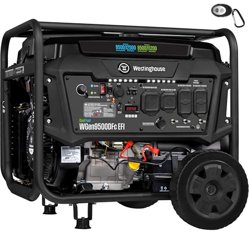 12500 Peak Watt Dual Fuel Portable Generator D8566