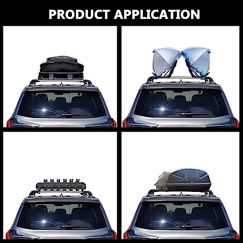 Silver Lockable Roof Rack Crossbars E85068
