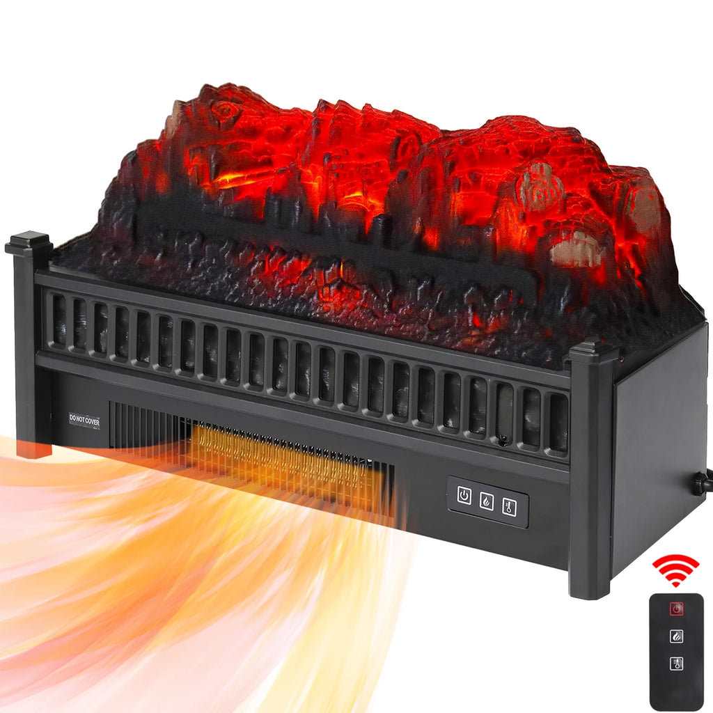 23IN Electric Fireplace Heater with Remote Control H633