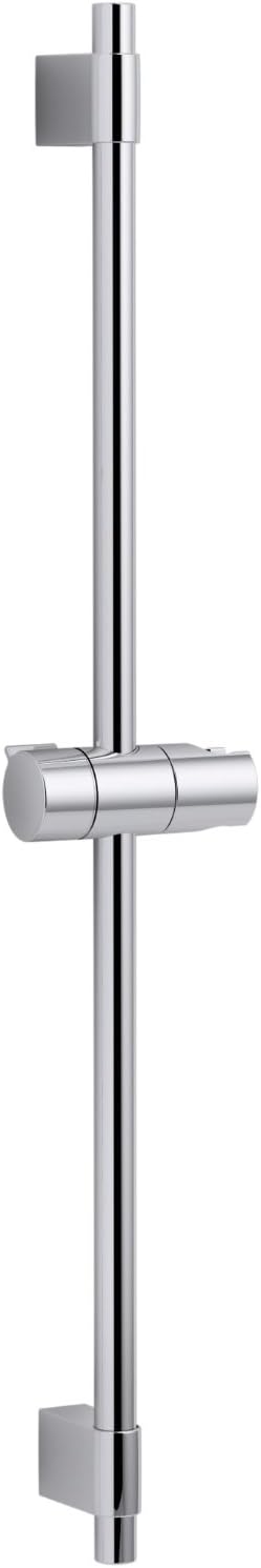 24-Inch Shower Slidebar, Vibrant Brushed Nickel Pack of 2 J6436