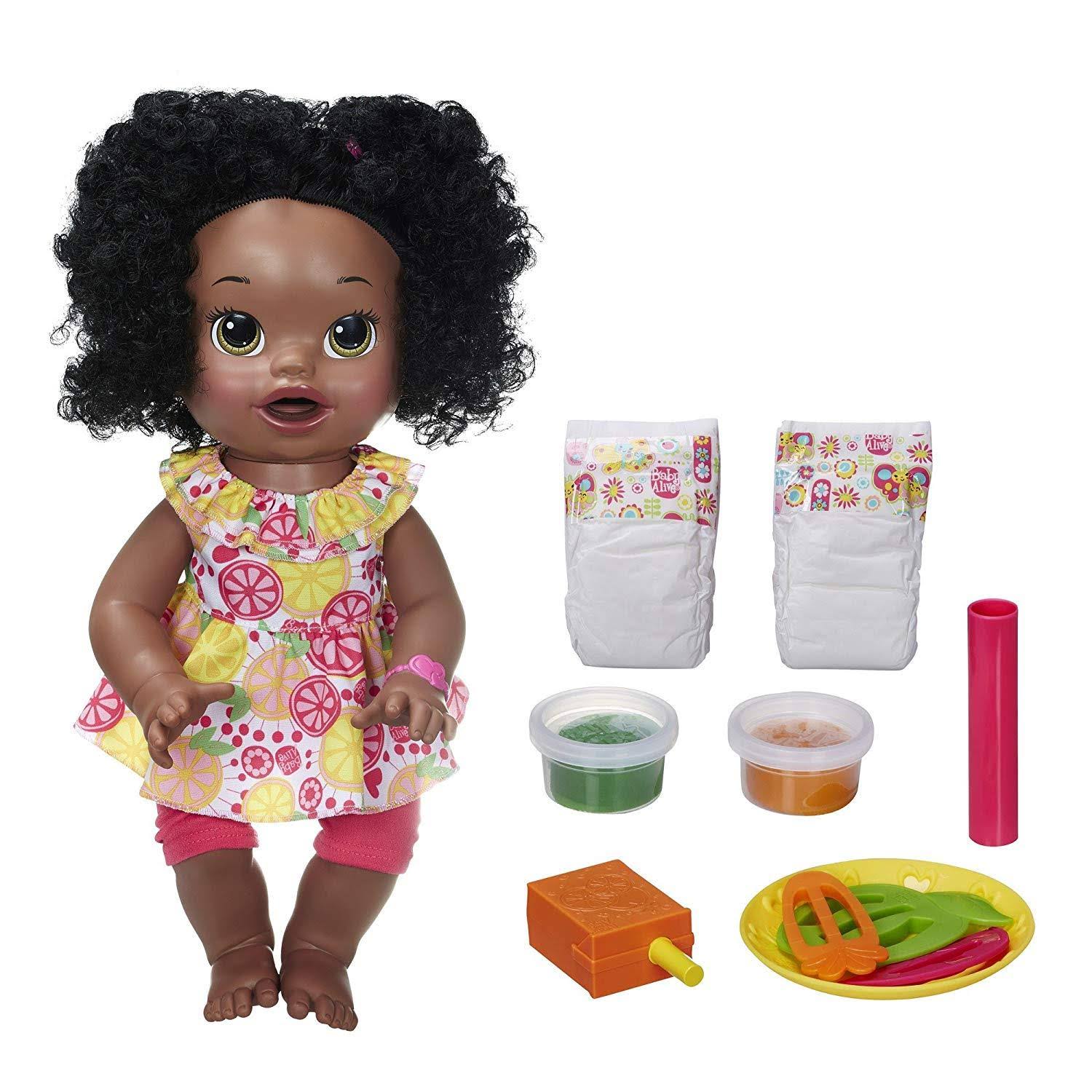 Baby Alive Super Snacks Snackin Sara African American L49161