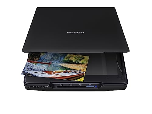 Black Flatbed Scanner 4800 dpi Optical Resolution I665764