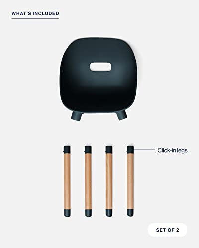 Set of 2 Wooden and Plastic Kids Chair T41618