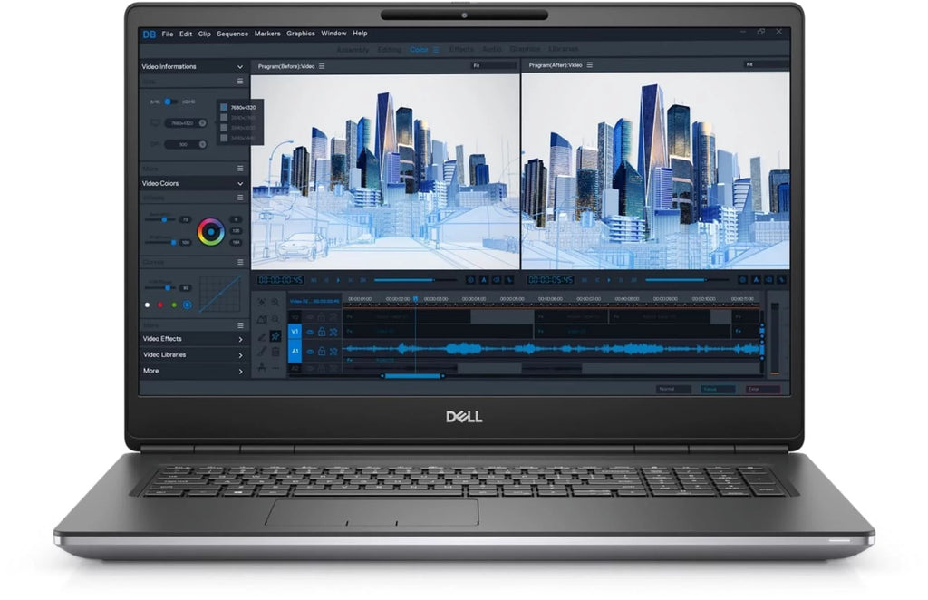 Restored Dell Precision 7000 7760 Workstation Laptop 17.3" FHD Core i9 - 2TB SSD + 1TB SSD - 32GB RAM - RTX A4000 8 Cores @ 5 GHz - 11th Gen CPU - 8GB GDDR6 S22595