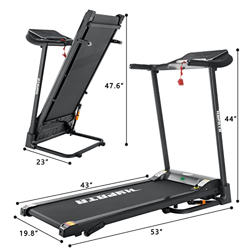 Folding Treadmill, 2.5 HP, 300 lb Capacity I9681