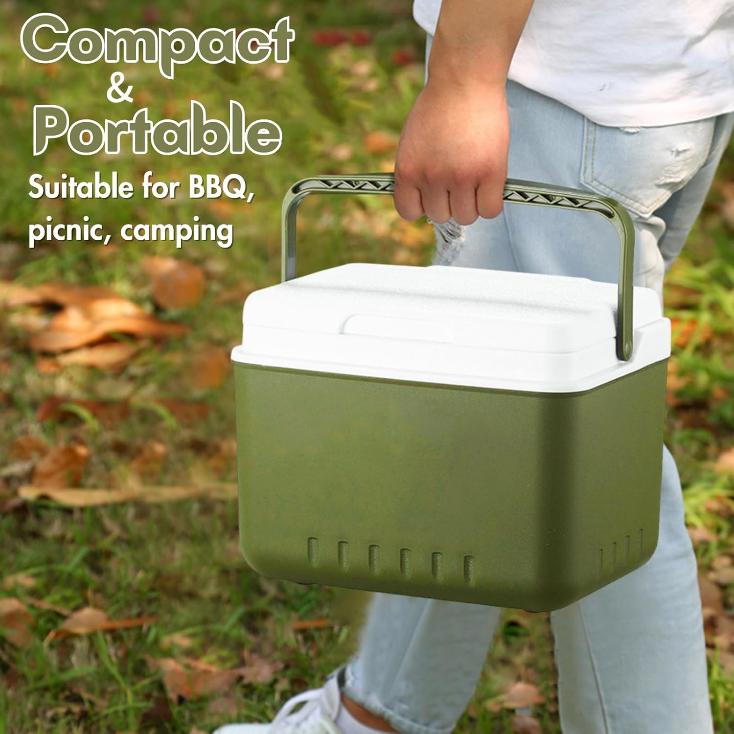 6 Quart Portable Hard Shell Insulated Cooler V828