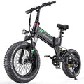 20''X4.0 Fat Tire 500W Foldable Electric Bike with 48V 10Ah Battery 7 Speed W76787