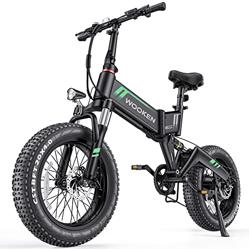 20''X4.0 Fat Tire 500W Foldable Electric Bike with 48V 10Ah Battery 7 Speed W76787