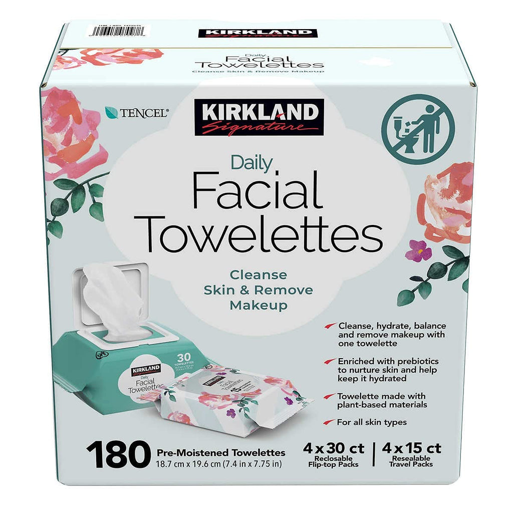 180 Count Facial Towelettes M99572