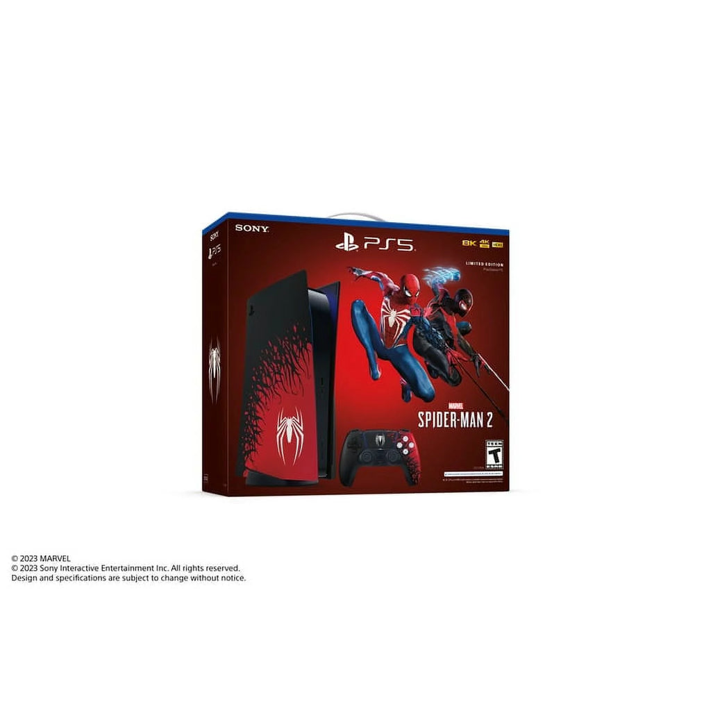 PlayStation 5 Gaming Console (Disc Version) with Marvel’s Spider-Man 2 Bundle T3429