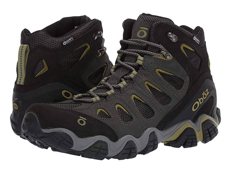 Dark Shadow / Woodbine Green Waterproof Mid Hiking Boots B5844
