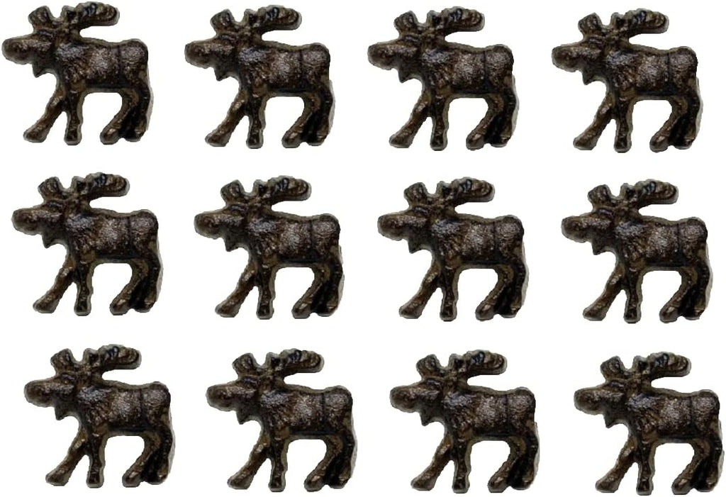 12-piece set Cast Iron Drawer Pulls Knobs I2501