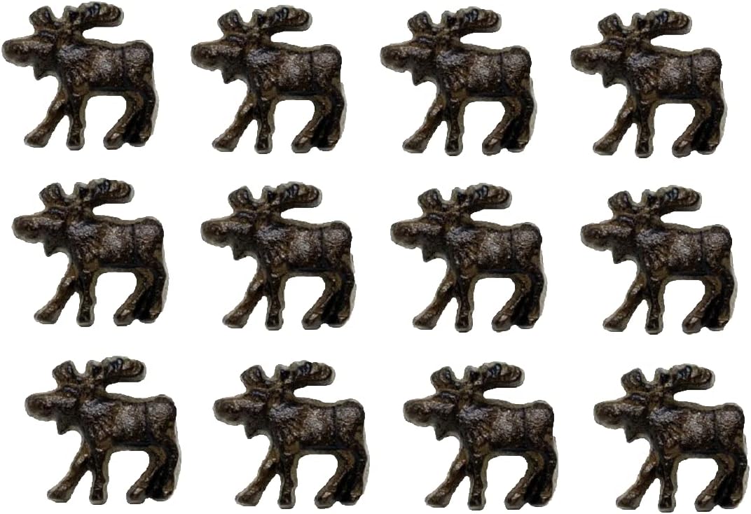 12-piece set Cast Iron Drawer Pulls Knobs I2501