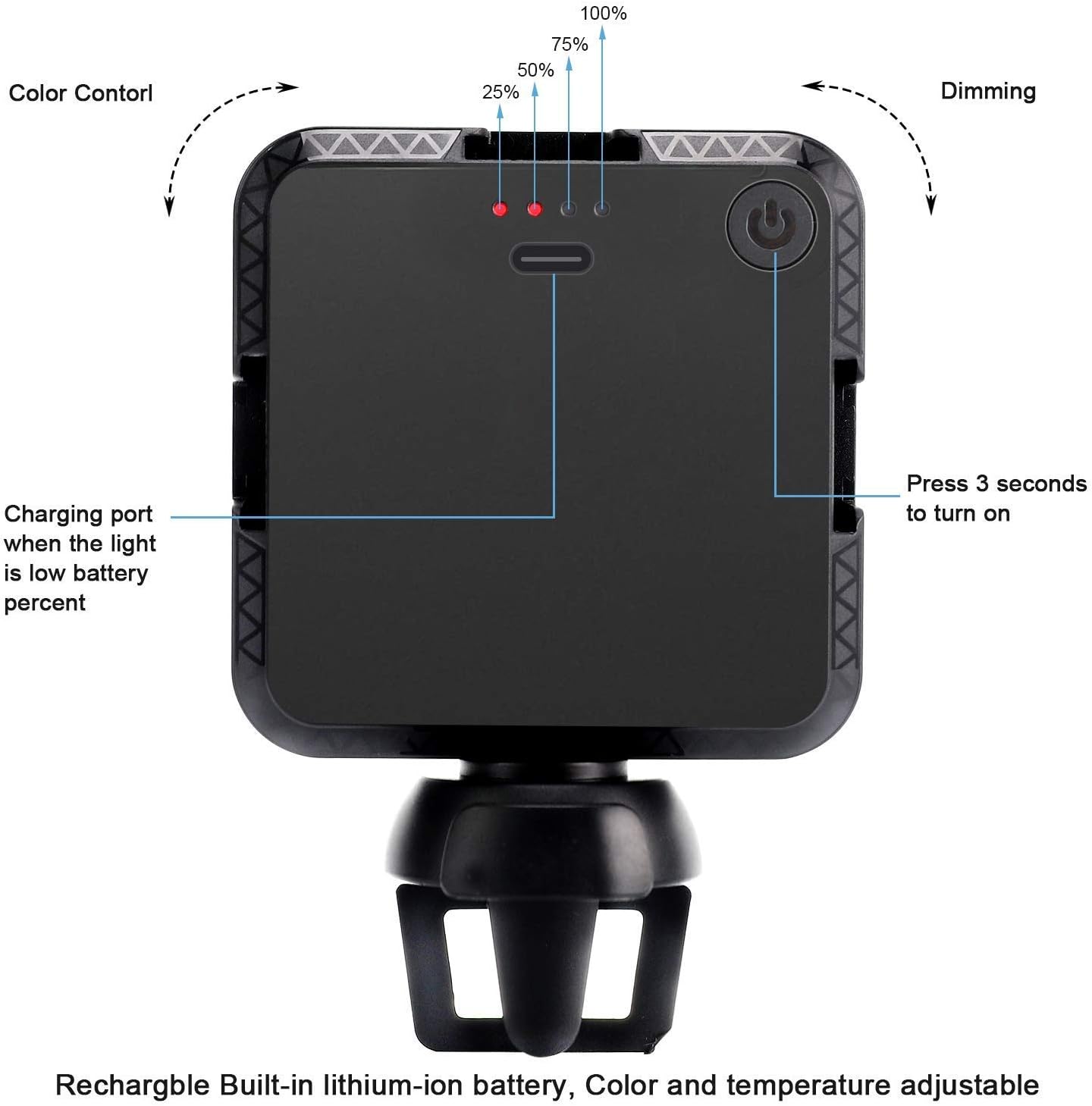 Video Conference Lighting Kit with Clip B9694
