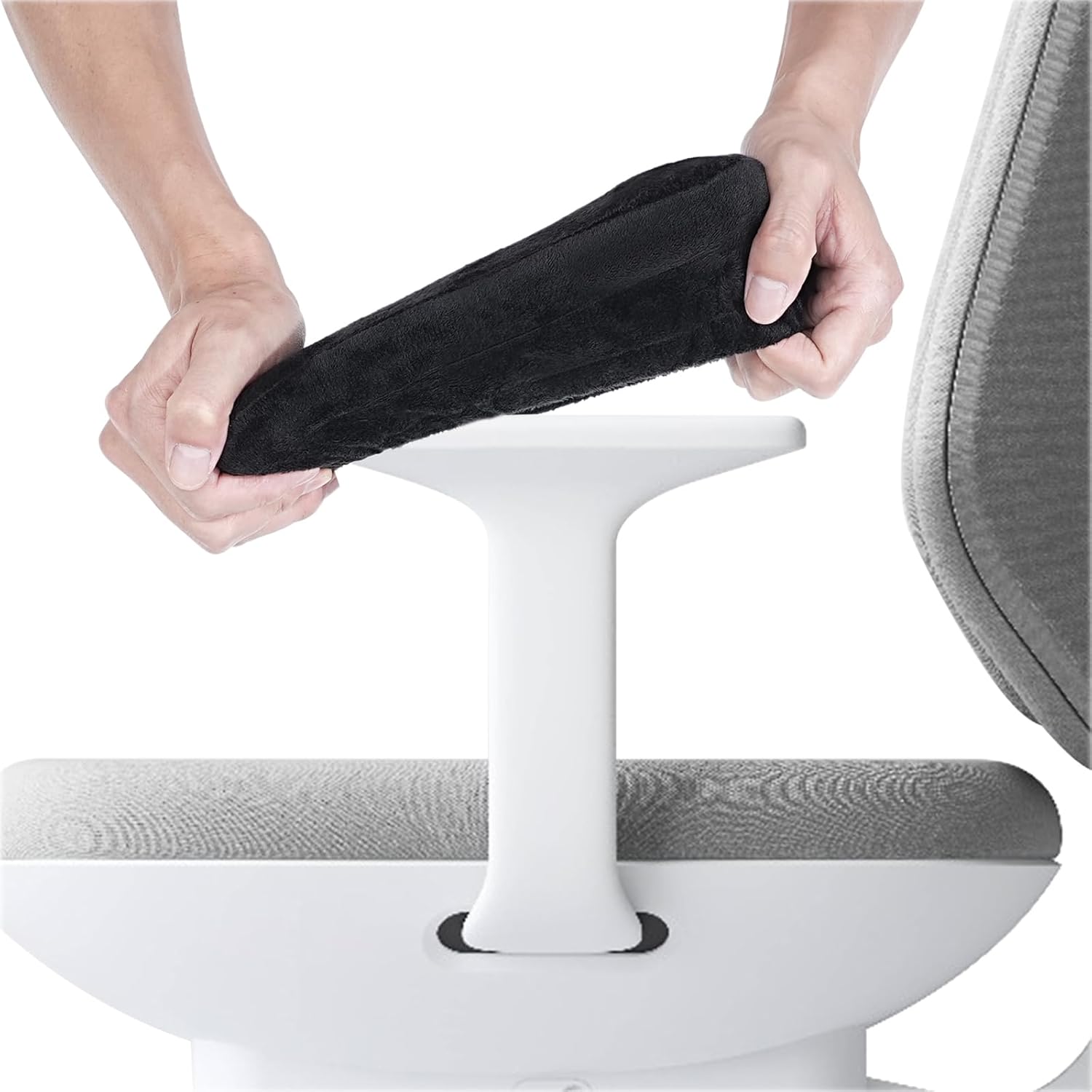 Armrest Elbow Pads with Memory Foam (2-PK-Black) Z9782