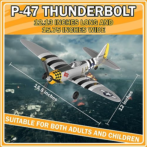 4-CH RC Airplane Ready to Fly P-40 Warhawk Remote Control Airplane L79549