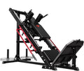 Red Leg Press Hack Squat Machine with Linear Bearing and Weight Storage Q523492