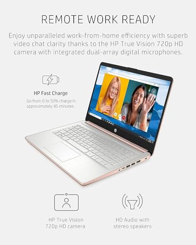 14" HD Laptop Intel Quad-Core Processor 16GB RAM 576GB Storage Black Windows 11 Q550965