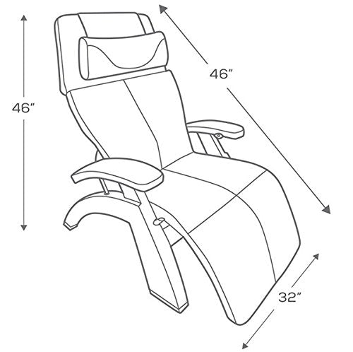 Red Top Grain Leather Zero-Gravity Recliner S9854