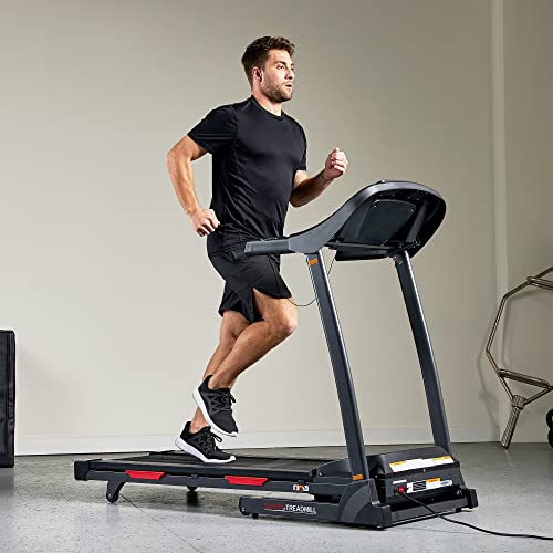 Folding Incline Treadmill with Pulse Sensors Y802