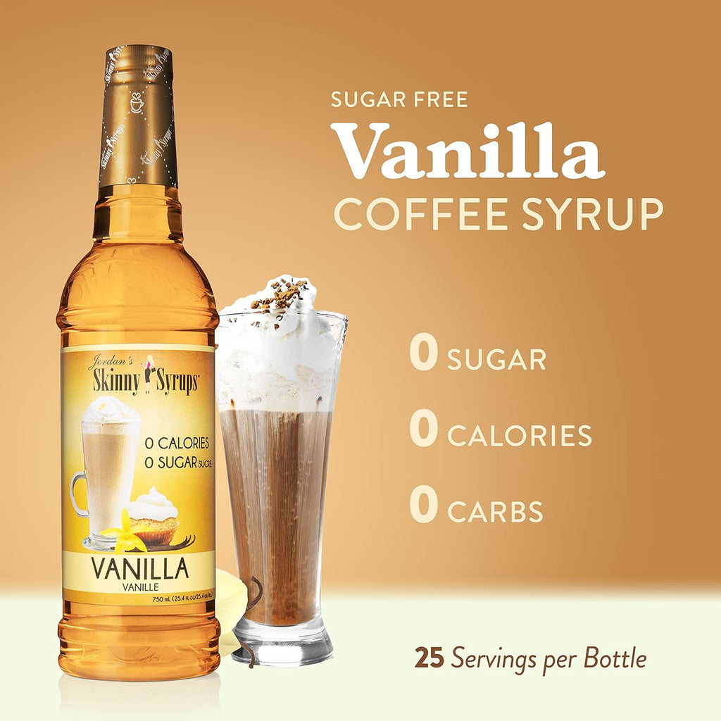 Sugar Free Vanilla Coffee Syrup, 25.4 Fl Oz Z174