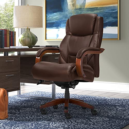 Chestnut Brown Bonded Leather Executive Office Chair G905