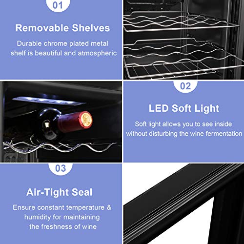 18/28 Bottle Freestanding Compressor Wine Cooler V30524