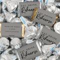 116 Pcs Chocolate & Kisses Candy Favors (1.50 lbs) Grey P1532