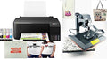 Wireless Sublimation Printer Bundle with Flat Board Press Machine & Accessories Z6199