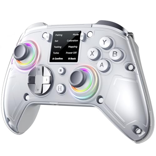 Gray Wireless Gaming Controller with Hall Joysticks Z28694