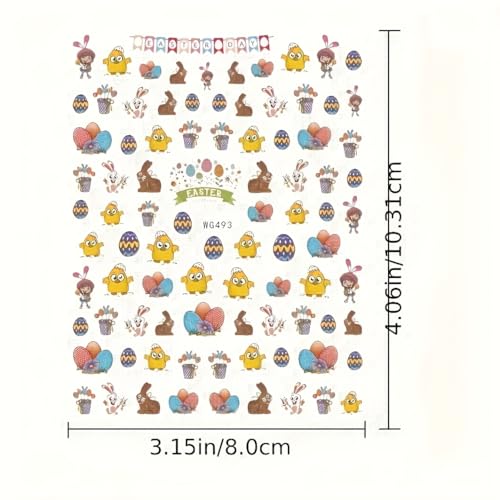 16 Sheets 7 Holiday Nail Art Stickers, Variety Pack All Season Nail Decals with Tweezers, 3D Self-Adhesive Nail Decoration X33993