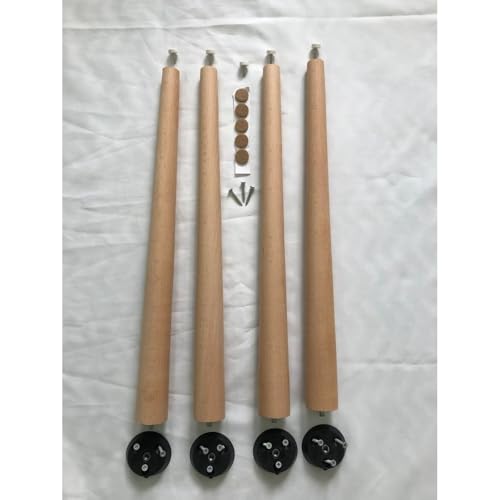 Walnut 7.9" Wooden Table Legs H7137