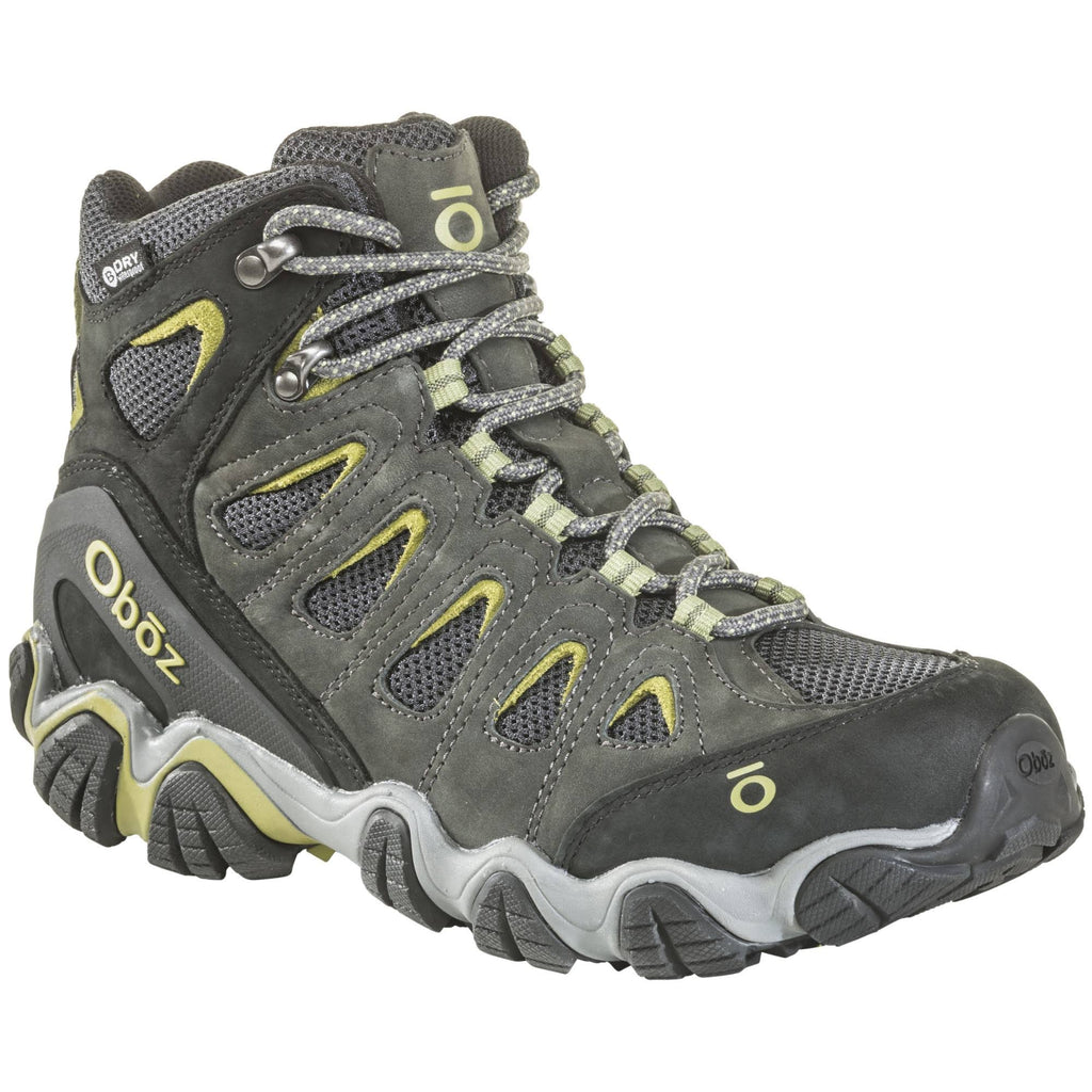 Dark Shadow / Woodbine Green Waterproof Mid Hiking Boots B5844