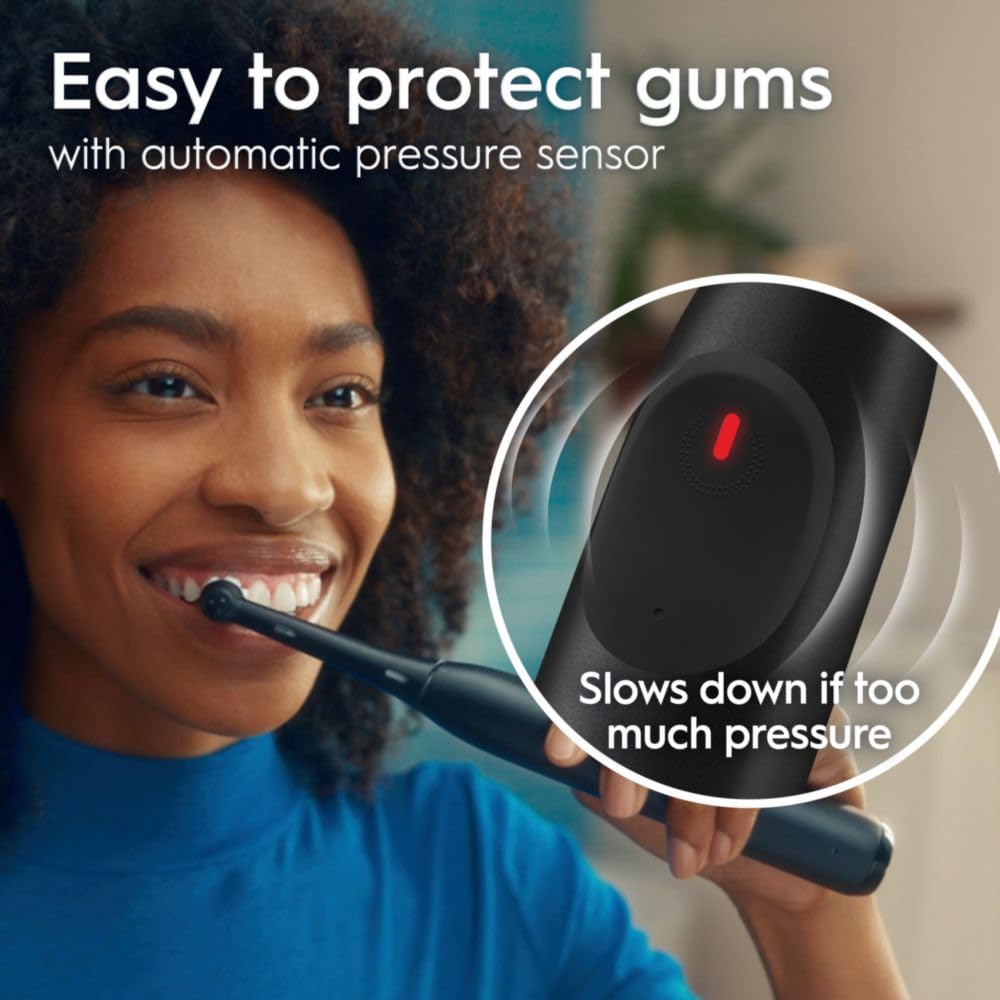 Night Black Rechargeable Electric Toothbrush with 1 Brush Head A772519