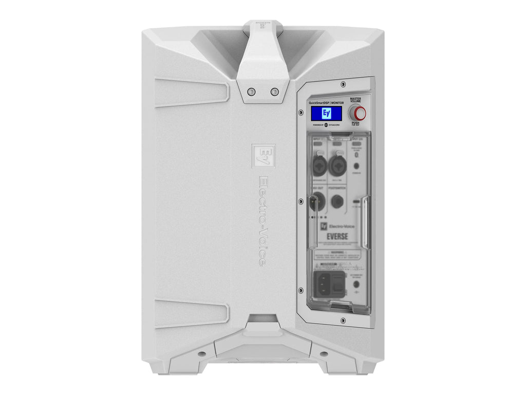 White 8" 2-Way Battery Powered Loudspeaker with Bluetooth Y210