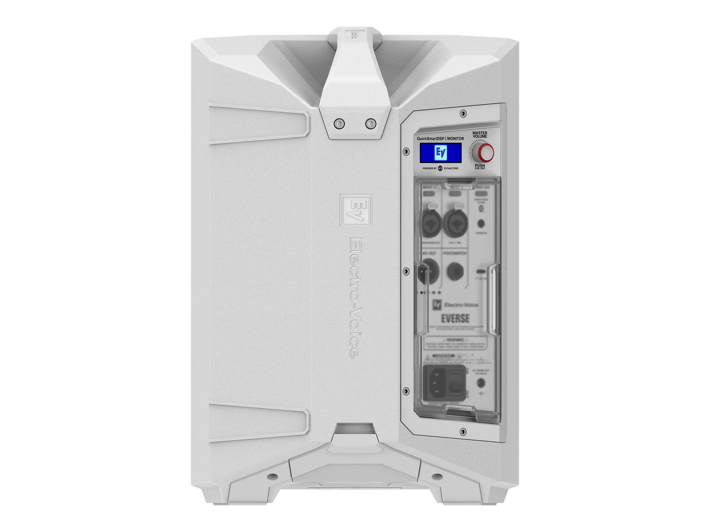 White 8" 2-Way Battery Powered Loudspeaker with Bluetooth Y210