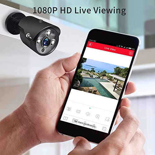 8CH 1080P Home Security Camera System with 1TB Hard Drive M83179