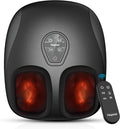 Electric Foot Massager with Heat, Deep Kneading, Compression, Vibration, Remote Control I2521