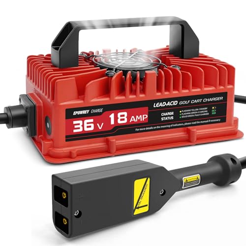 36 Volt 18 AMP Golf Cart Battery Charger with D Style Plug L894650