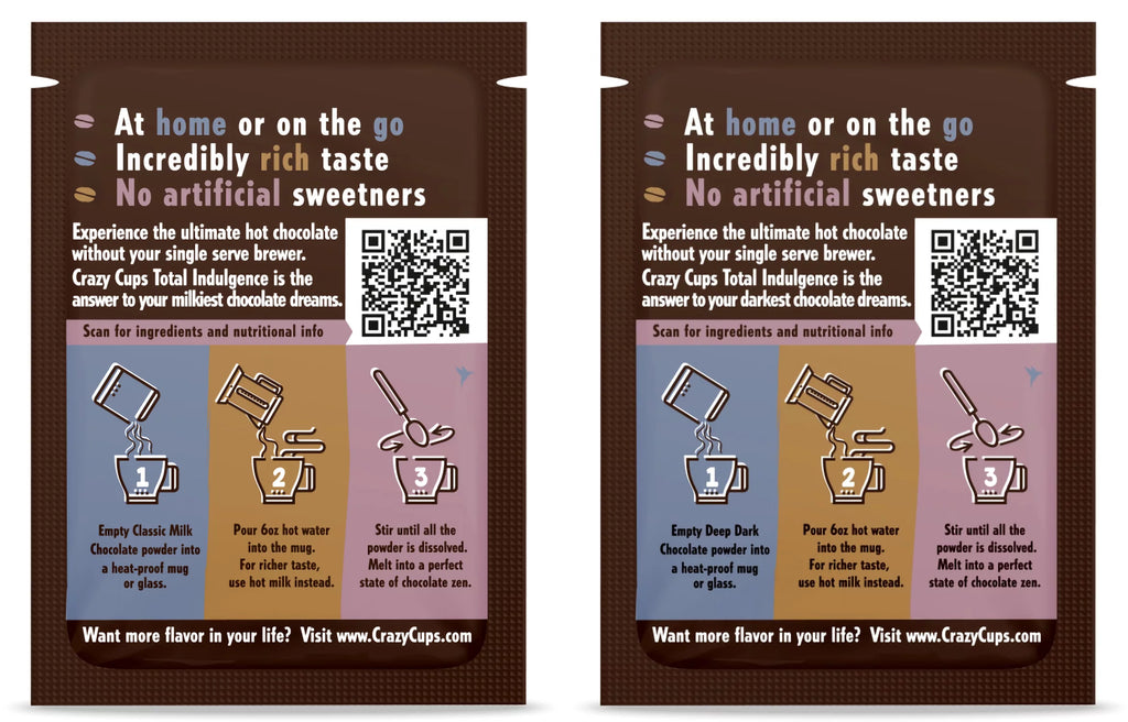44 Packets Hot Chocolate Mix Variety Pack O144