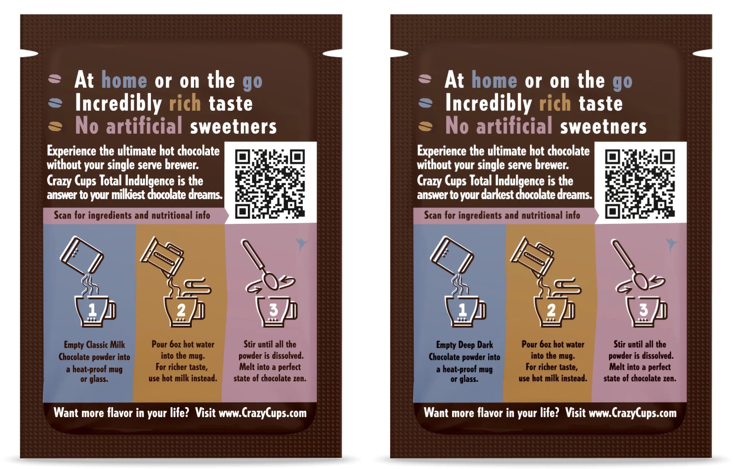 44 Packets Hot Chocolate Mix Variety Pack O144