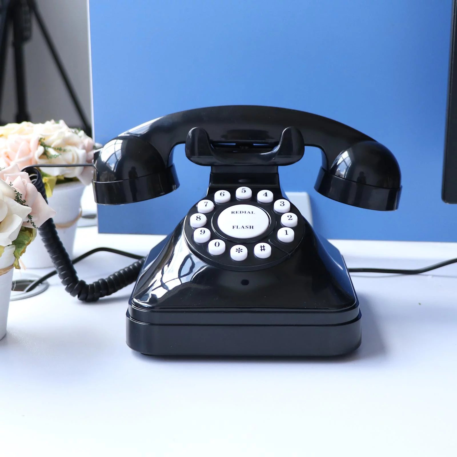 Corded Desk Telephone with Button Dialing O3478