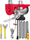 2200 lbs 1600W 110V Electric Steel Wire Winch with Wireless Remote Control 40ft Single Cable Lifting Height E77968
