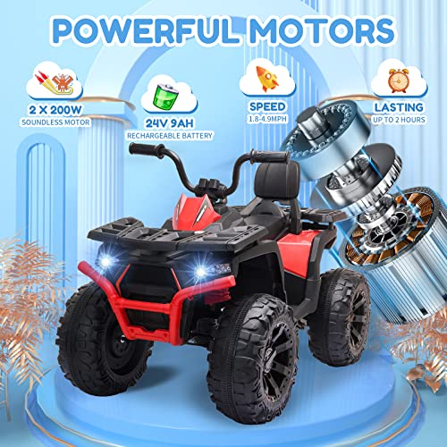 Orange 2 Seater Ride on Toys with 400W Motors K5884