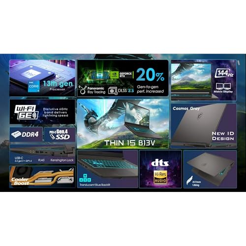 15.6" FHD 144Hz Gaming Laptop, Intel Core i5, RTX 4060, 32GB RAM, 2TB SSD D389409